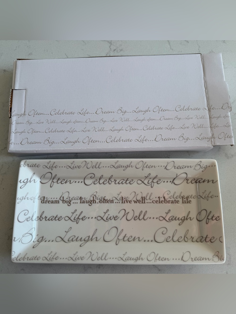 Bowring celebration Tray